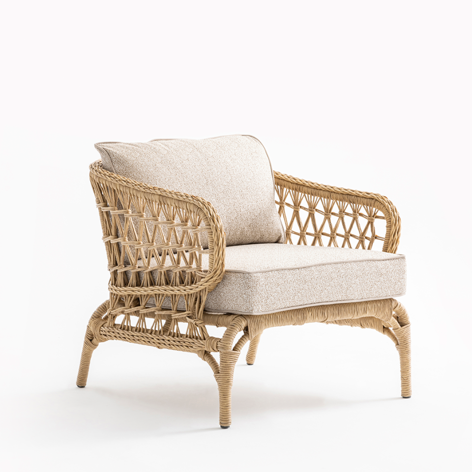 Ecolux PETRA Rattan Bahçe Balkon Oturma Grubu