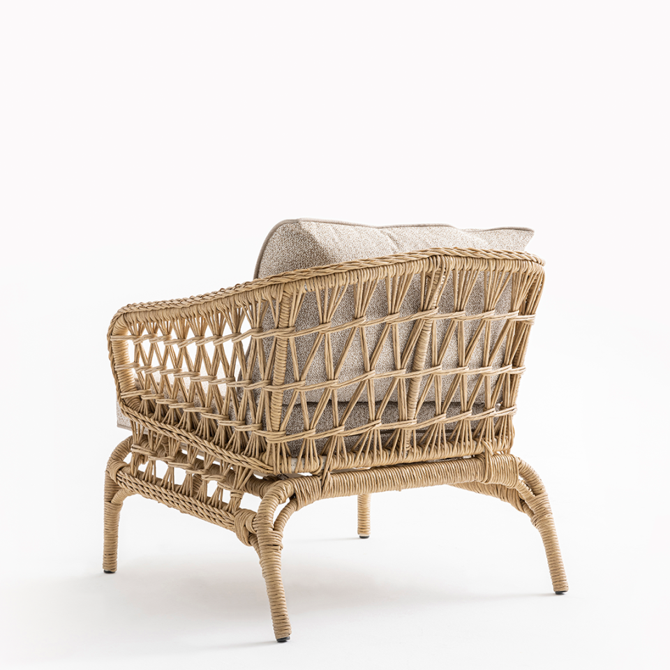 Ecolux PETRA Rattan Bahçe Balkon Oturma Grubu