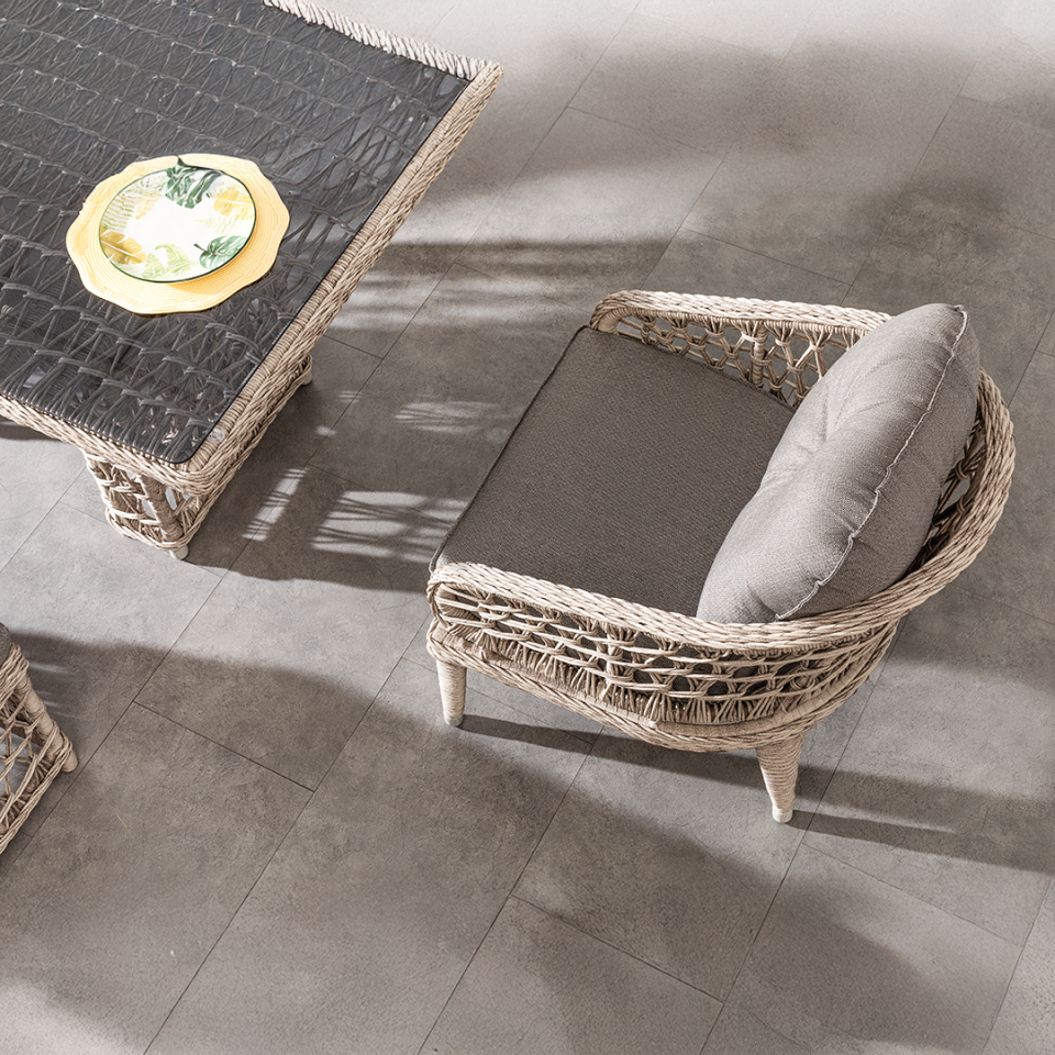 Ecolux TOKYO Rattan Bahçe Balkon Oturma Grubu