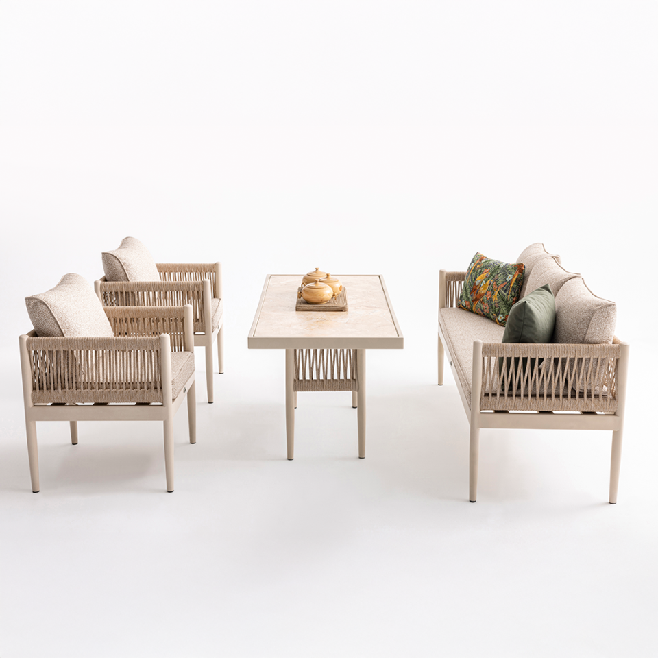 Ecolux LYON MIDI Bahçe Balkon Oturma Grubu