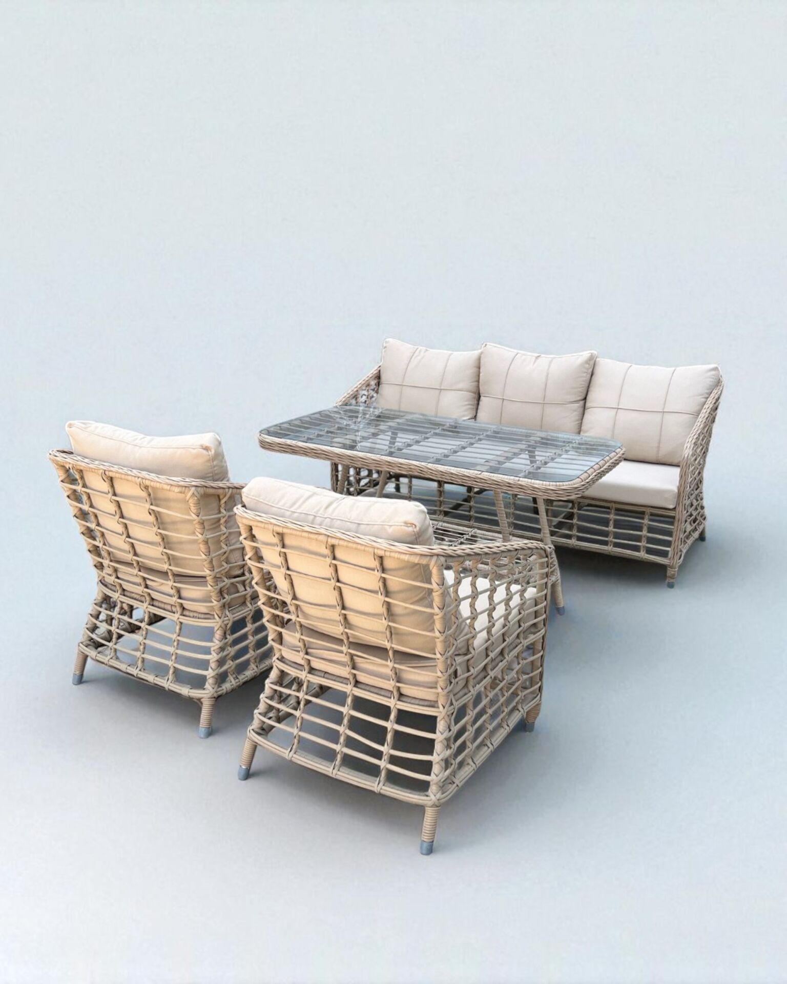 Ecolux BOHEME Bahçe Rattan Oturma Grubu