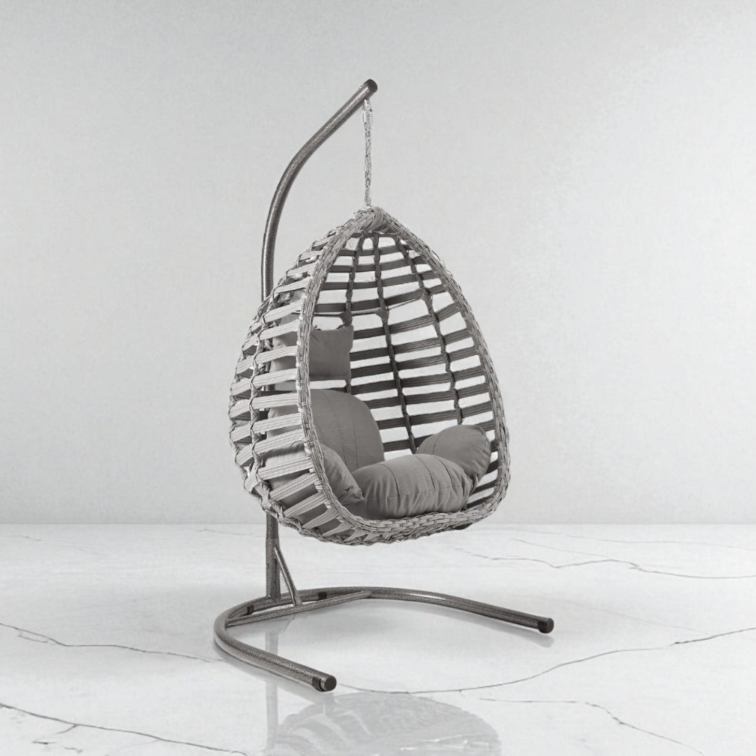 Ecolux GÜMBET Rattan Bahçe Balkon Salıncak