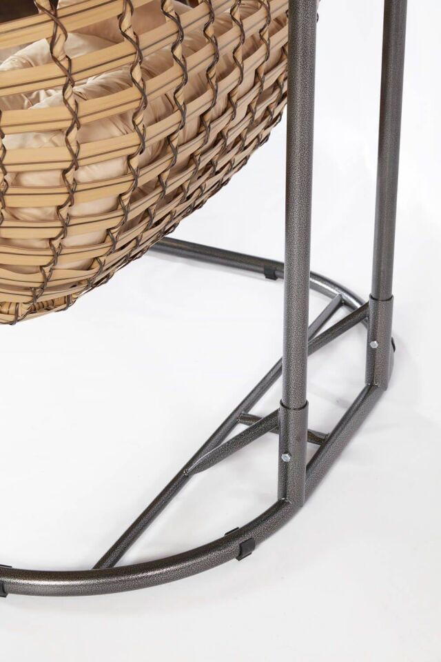 Ecolux Capri JUNDA Rattan 2 li Bahçe Balkon Salıncak