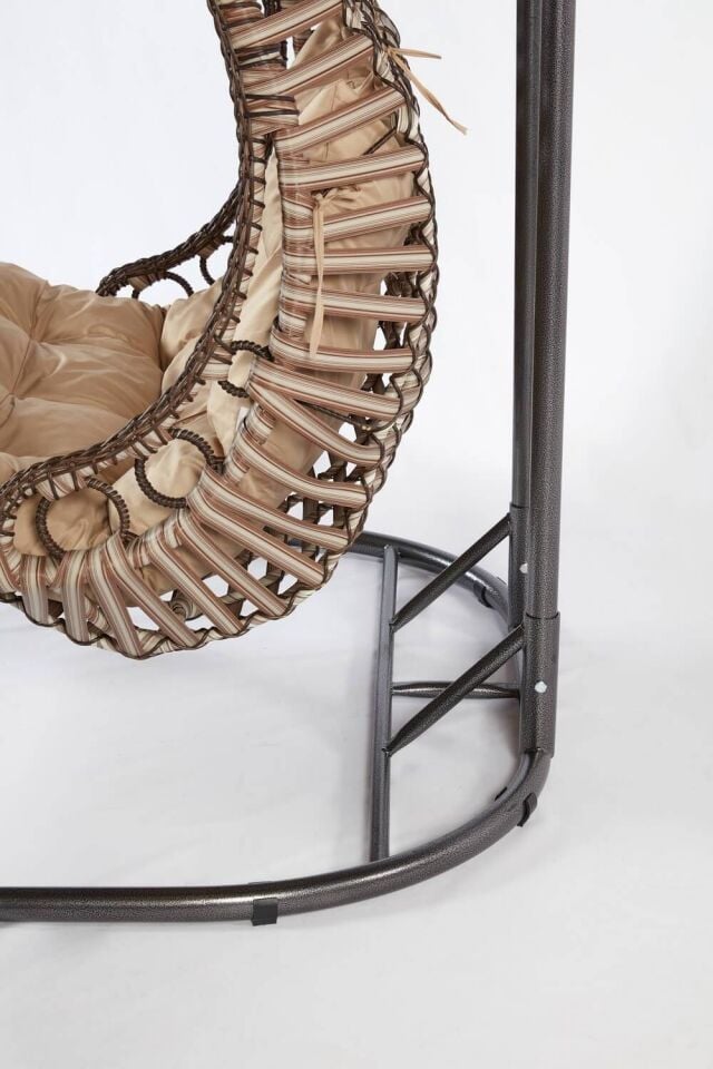 Ecolux Capri Swing 2 li  BODRUM Rattan Bahçe Balkon Salıncak