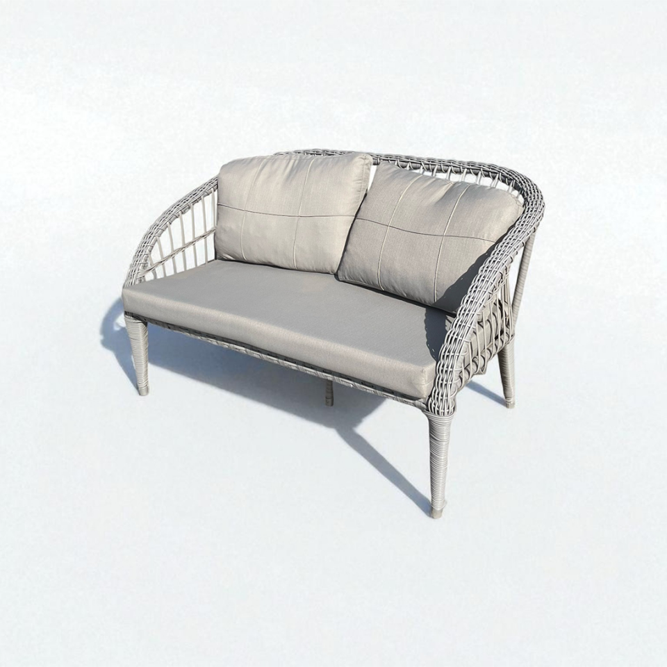 Adl Ecolux PETRA 2-1-1 Bahçe Balkon Rattan Oturma Grubu