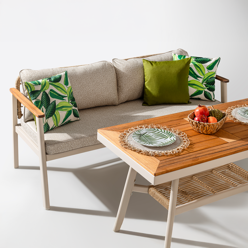 Ecolux ONYX MIDI 3-1-1 Alüminyum Bahçe Balkon Oturma Grubu