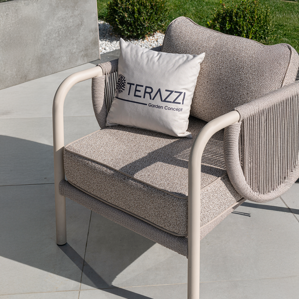 Ecolux ELEGANCE 3-1-1  Alüminyum Bahçe Balkon Oturma Grubu