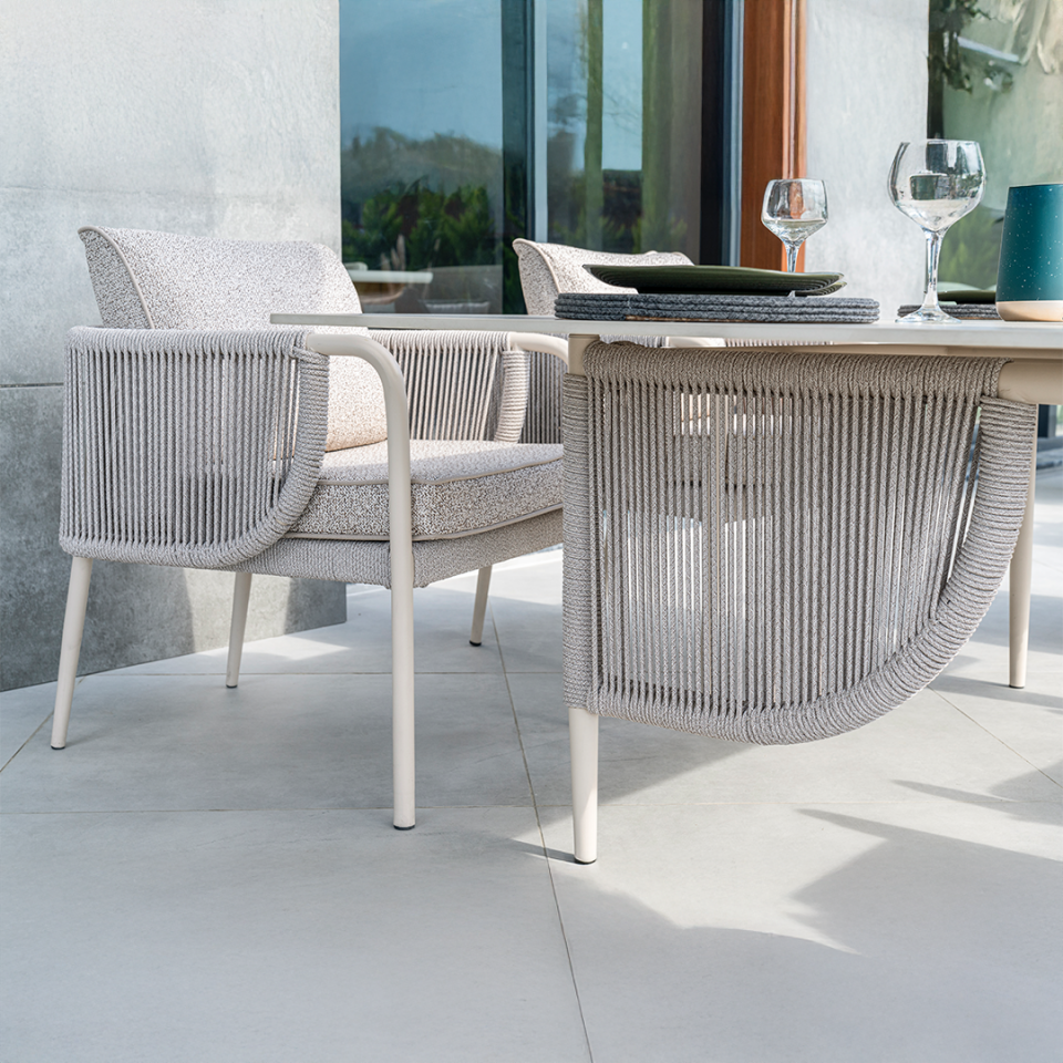 Ecolux ELEGANCE 3-1-1  Alüminyum Bahçe Balkon Oturma Grubu