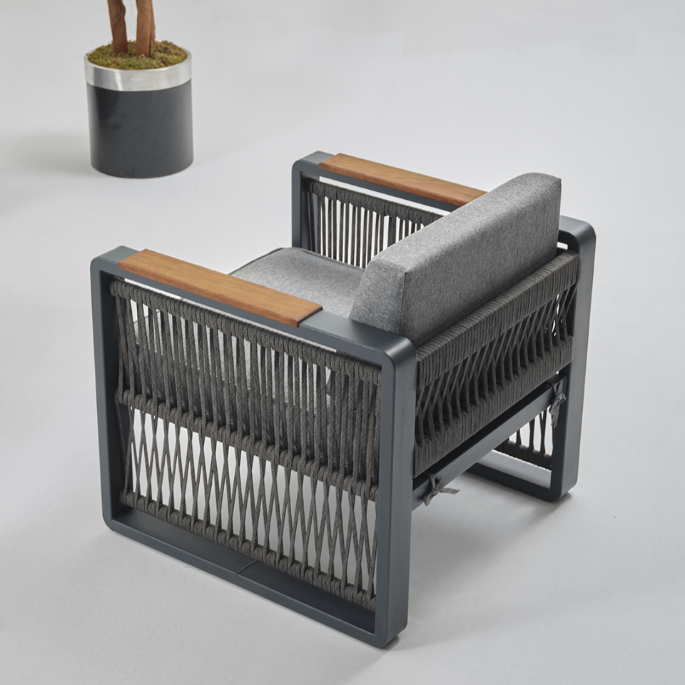 Ecolux ARGOS 3-1-1 Alüminyum Bahçe Balkon Oturma Grubu