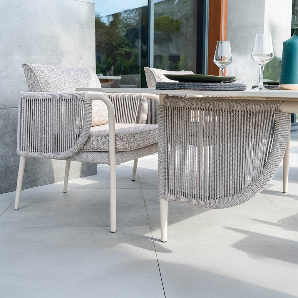 Ecolux ELEGANCE Alüminyum Bahçe Balkon Masa Takımı