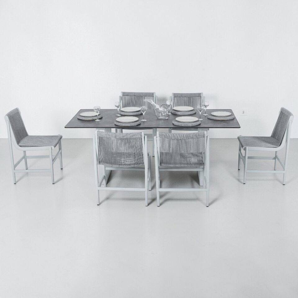 Ecolux LAMME Alüminyum Bahçe Balkon Masa Takımı