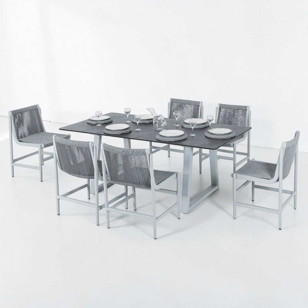 Ecolux LAMME Alüminyum Bahçe Balkon Masa Takımı