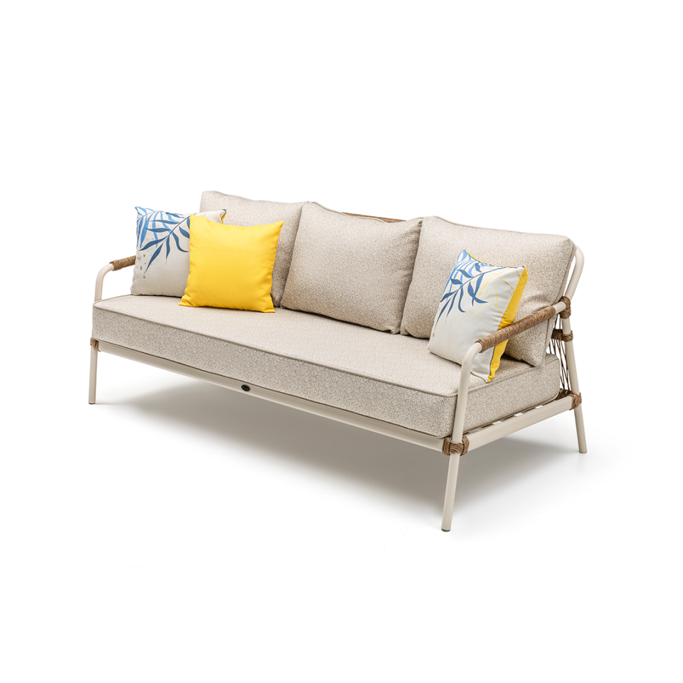 Ecolux BELİNDA 3-1-1 Alüminyum Bahçe Balkon Oturma Grubu