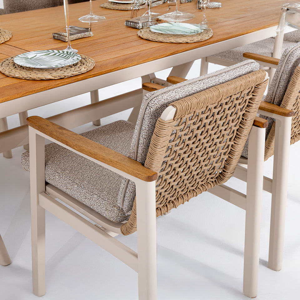 Ecolux ASTORİA Alüminyum Bahçe Balkon Masa Takımı