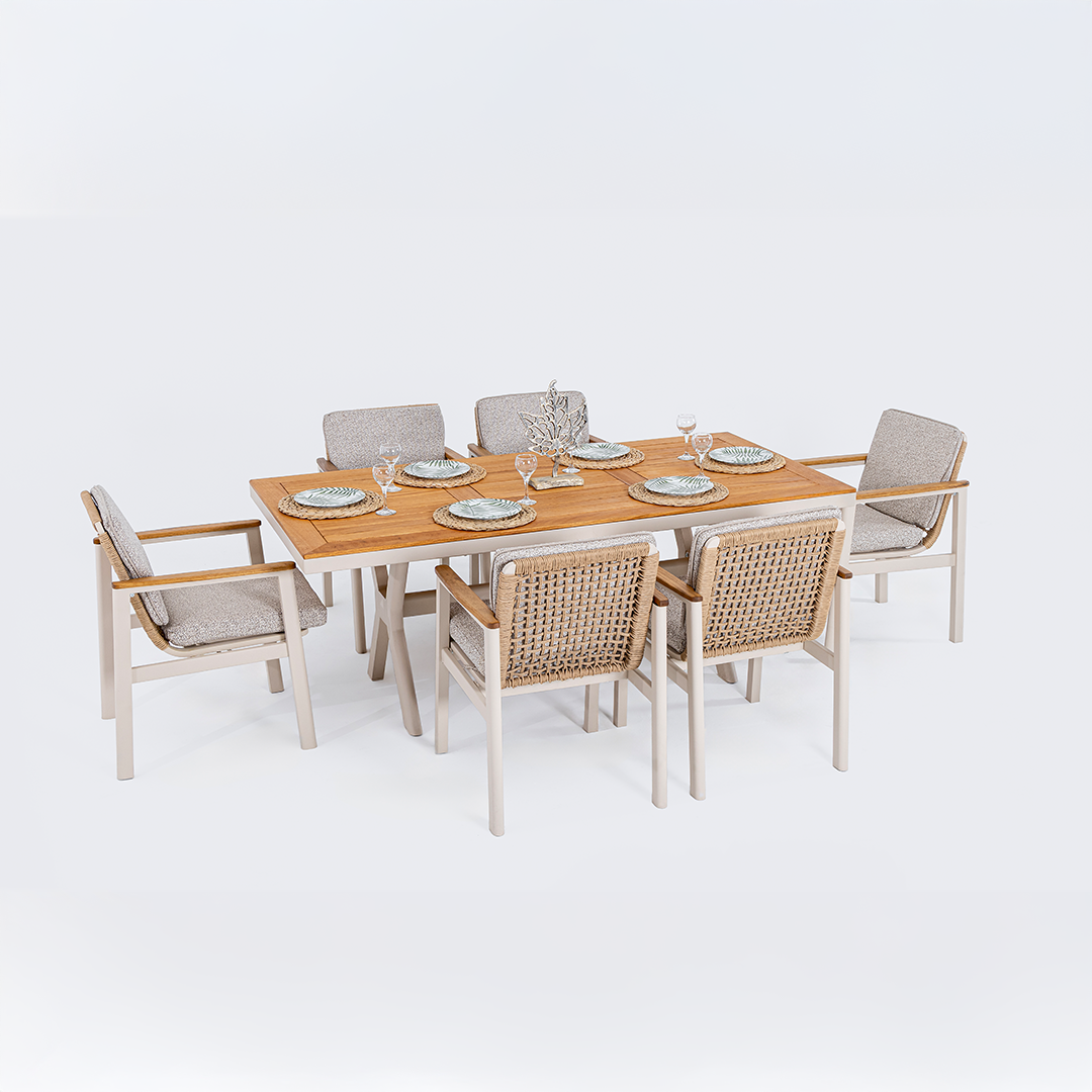 Ecolux ASTORİA Alüminyum Bahçe Balkon Masa Takımı