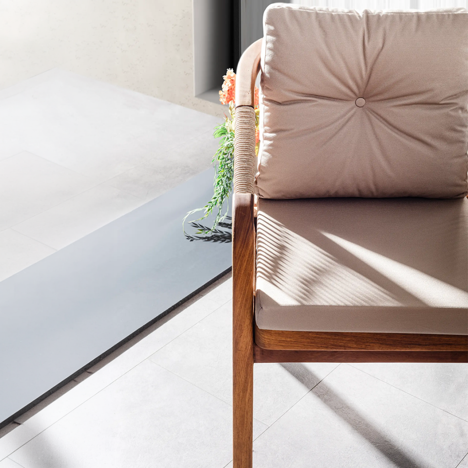 Ecolux EVORA İroko Bahçe Balkon Yemek Takımı 6 Kişilik